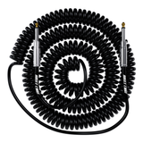 Bullet Cable 30′ Classic Straight Black Coil Cable