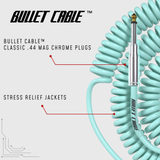 Bullet Cable 30′ Classic Seafoam Coil Cable