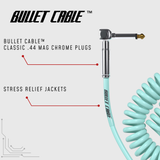 Bullet Cable 15′ Classic Seafoam Coil Cable