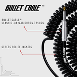 Bullet Cable 30′ Classic Black Coil Cable