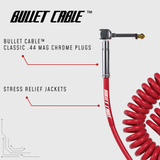 Bullet Cable 15′ Classic Red Coil Cable