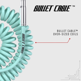 Bullet Cable 15′ Classic Seafoam Coil Cable