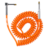 Bullet Cable 15′ Classic Orange Coil Cable