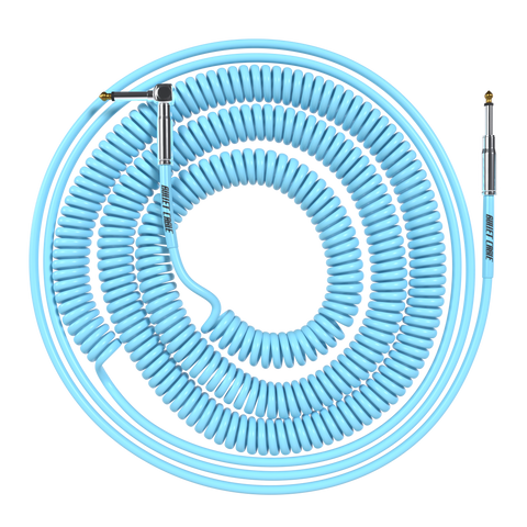 Bullet Cable 10/20 Robin Blue Straight Coil Cable (30ft) – LIMITED EDITION