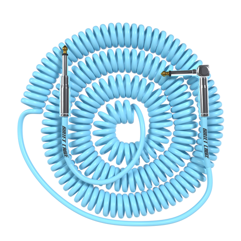 Bullet Cable 30′ Classic Robin Blue Coil Cable – LIMITED EDITION